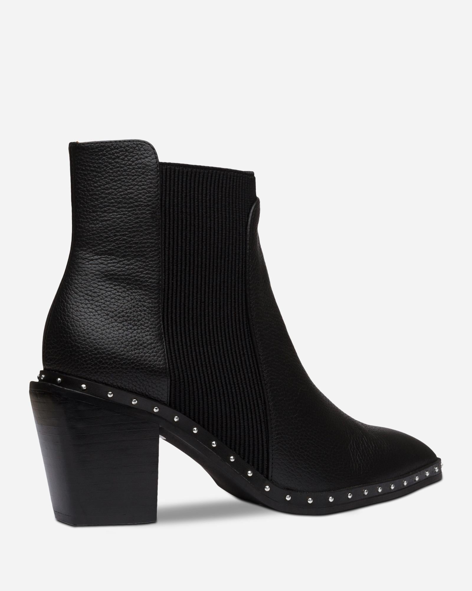 GEORGIE BOOT BLACK/SILVER - Image 4