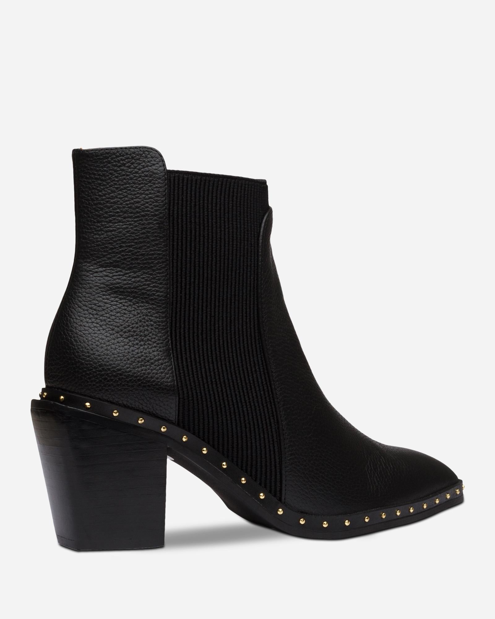 GEORGIE BOOT BLACK/GOLD - Image 4