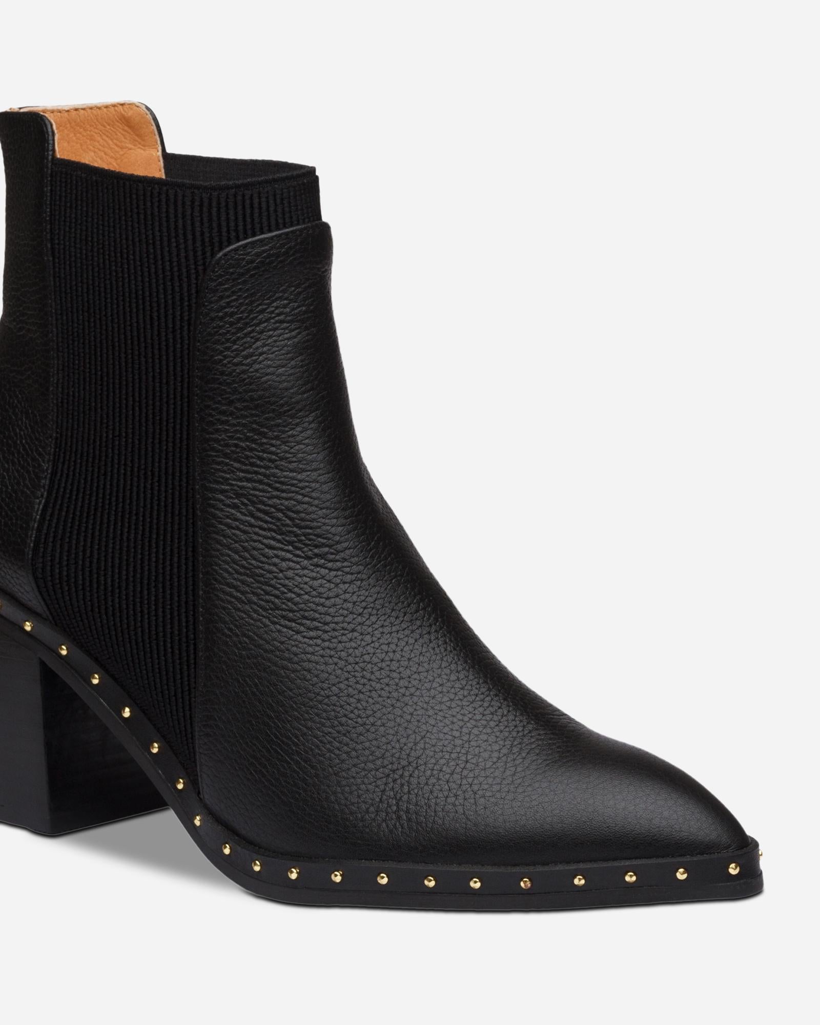 GEORGIE BOOT BLACK/GOLD - Image 5