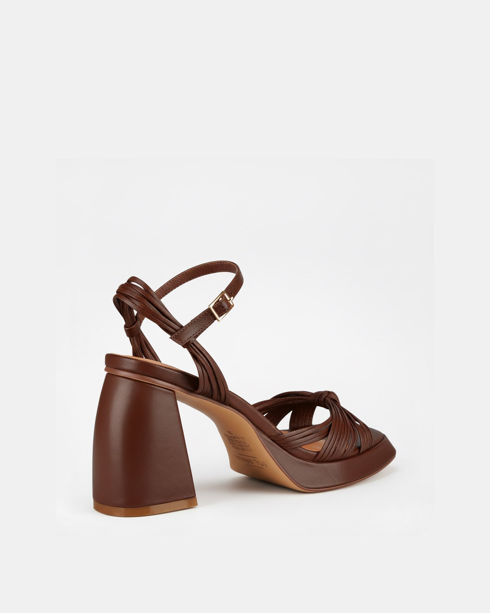 Evita Platform Heel Cocoa - Image 4