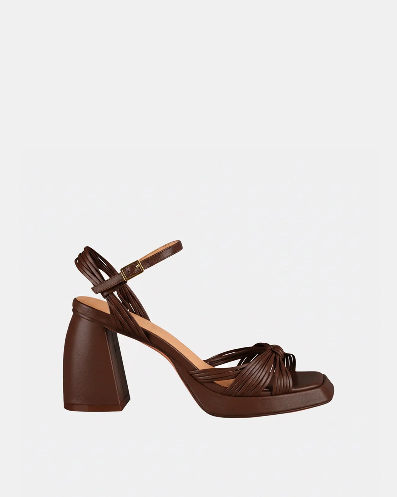 Evita Platform Heel Cocoa