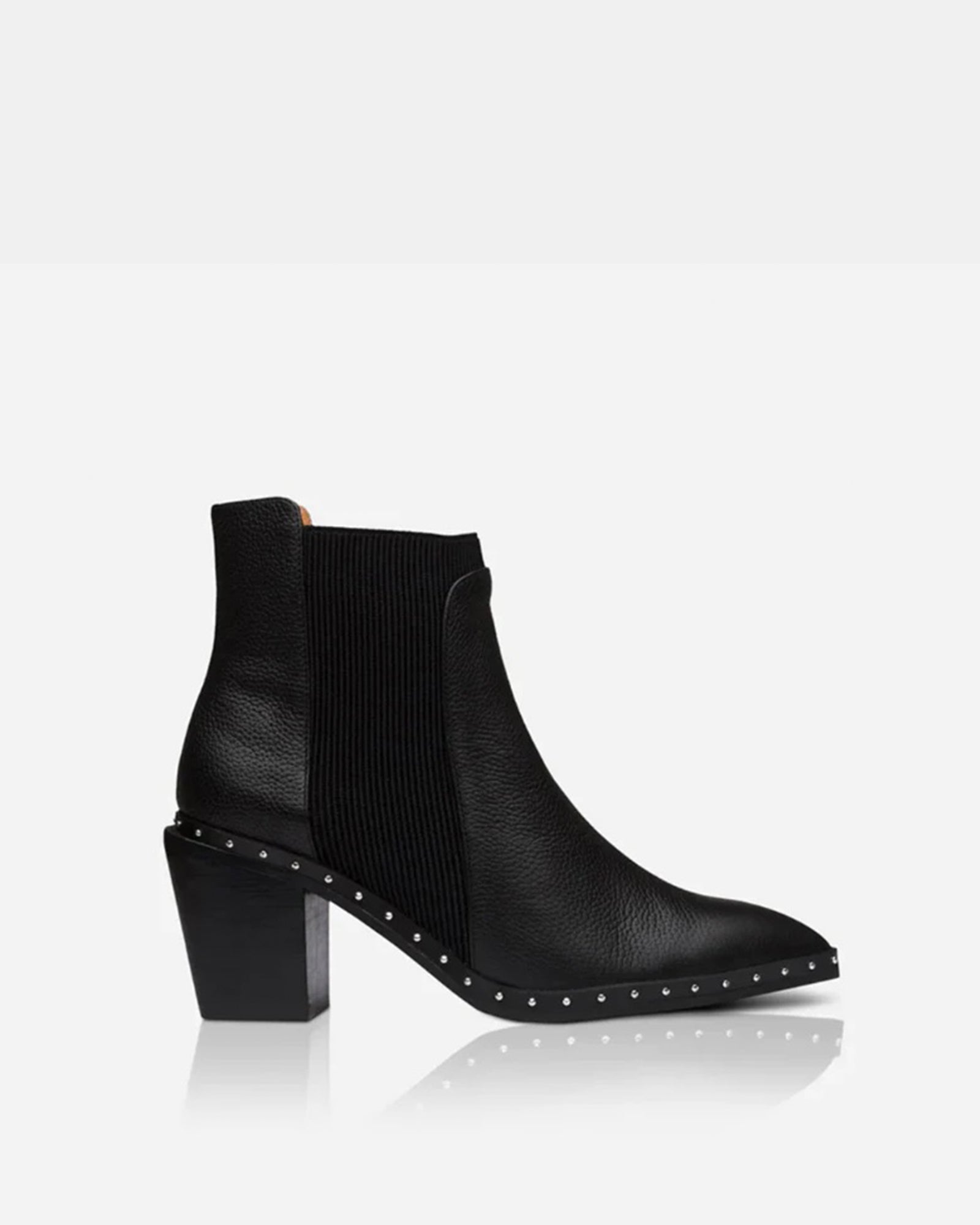 GEORGIE BOOT BLACK/SILVER