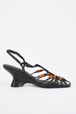 Bloom Wedge Black