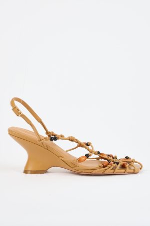 Bloom Wedge Tan