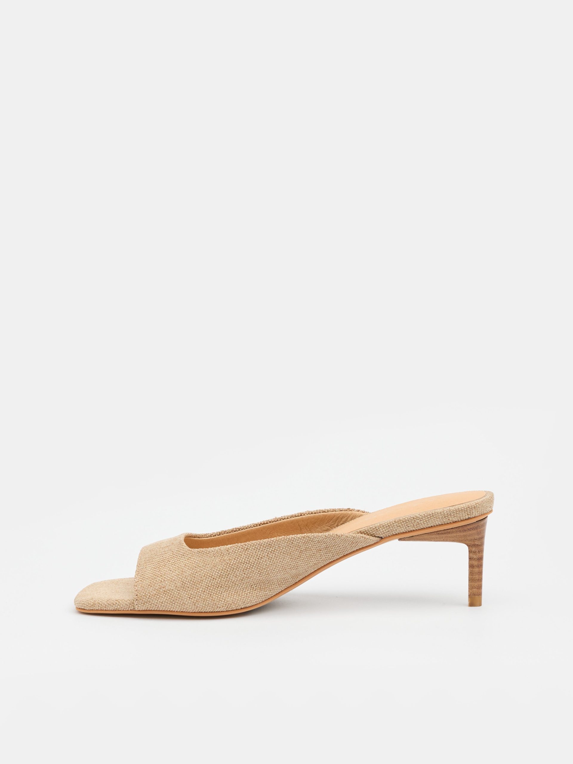 Tutu Mule – Natural Canvas Heel - Image 7