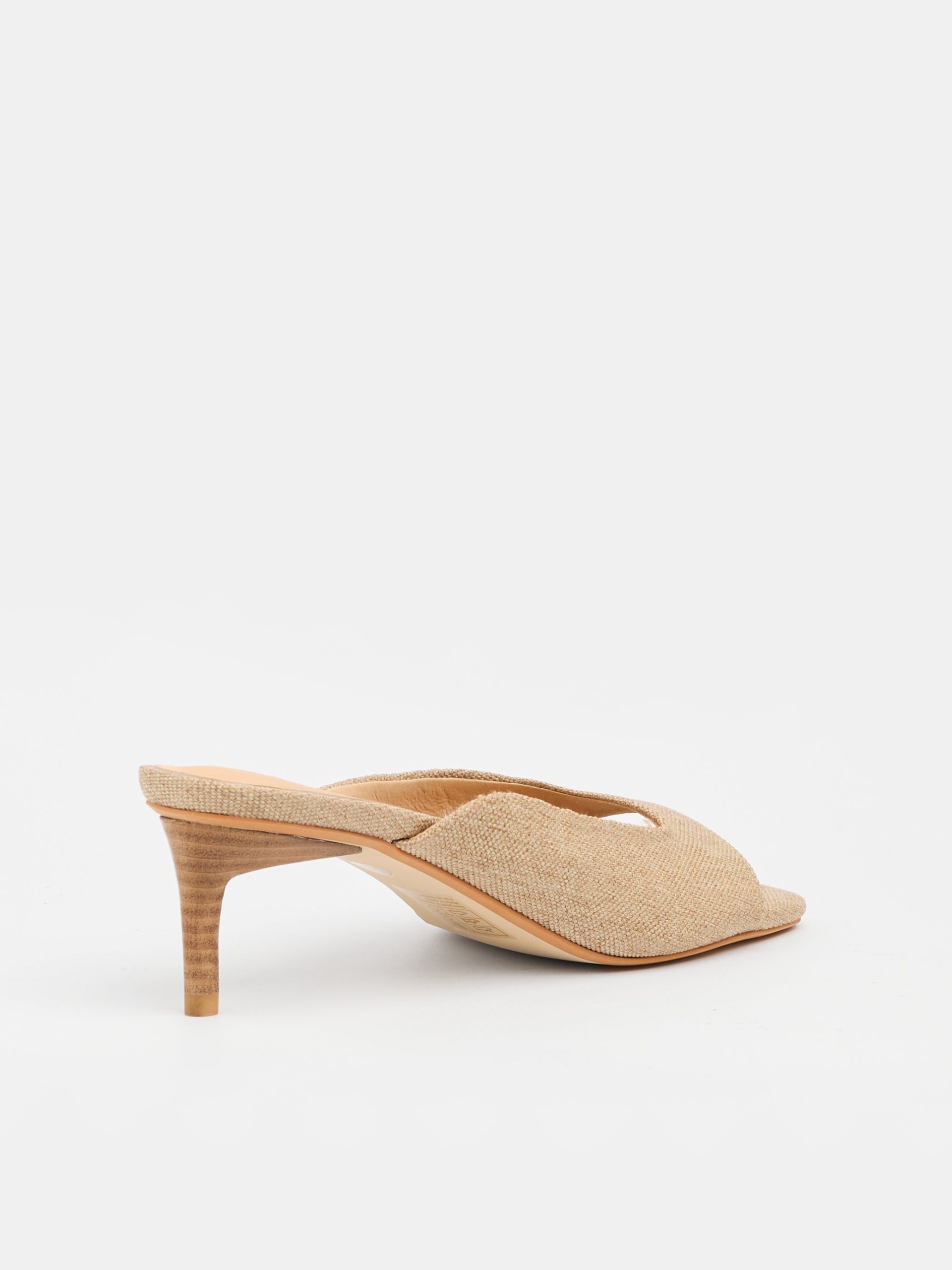 Tutu Mule – Natural Canvas Heel - Image 5